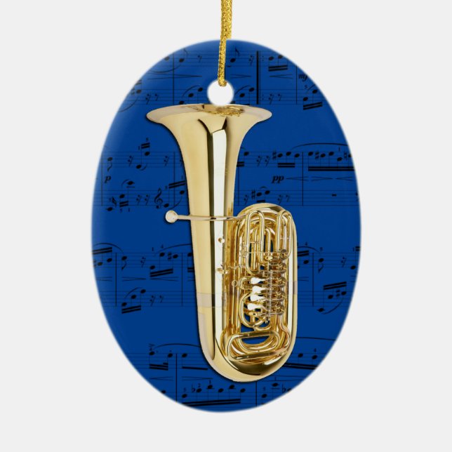 Ornament - Tuba - Pick your color (Front)