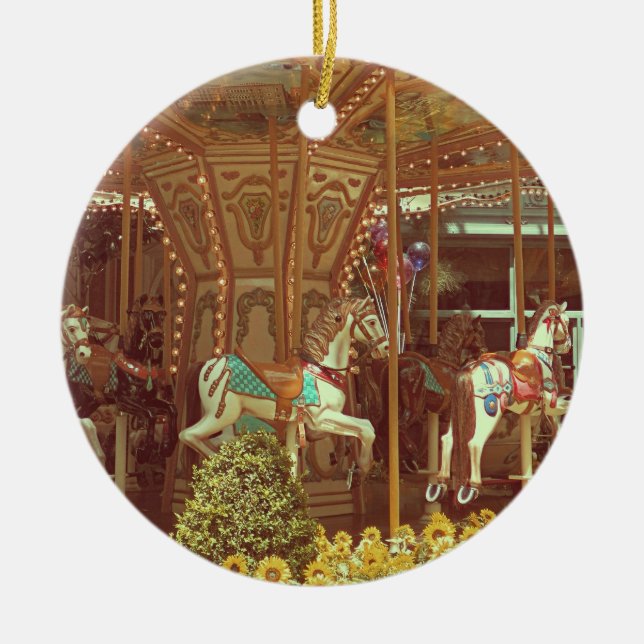 Ornament - Vintage Carousel (Front)