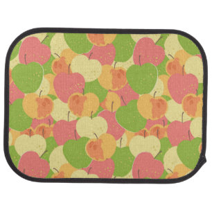 Ornament With Apples Car Floor Mat