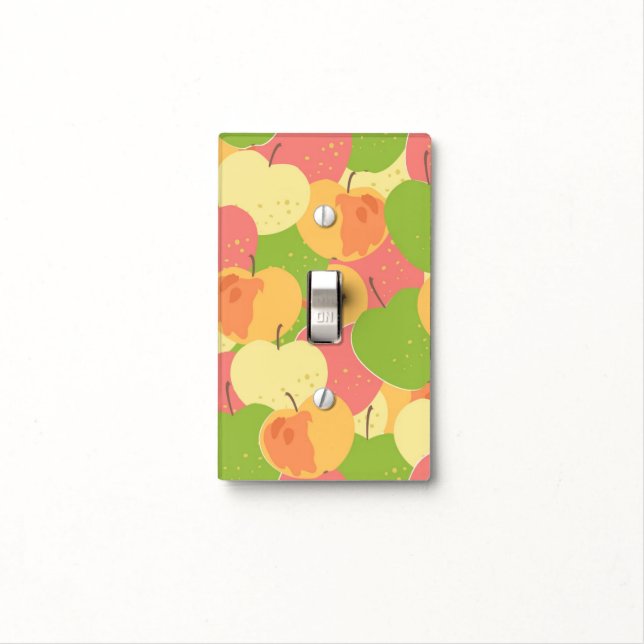 Ornament With Apples Light Switch Cover (In Situ)