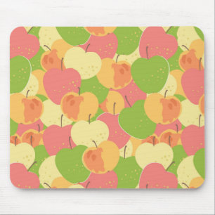 Ornament With Apples Mouse Pad