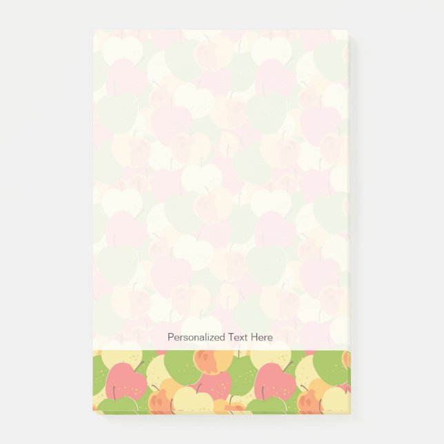 Ornament With Apples Post-it Notes (Front)