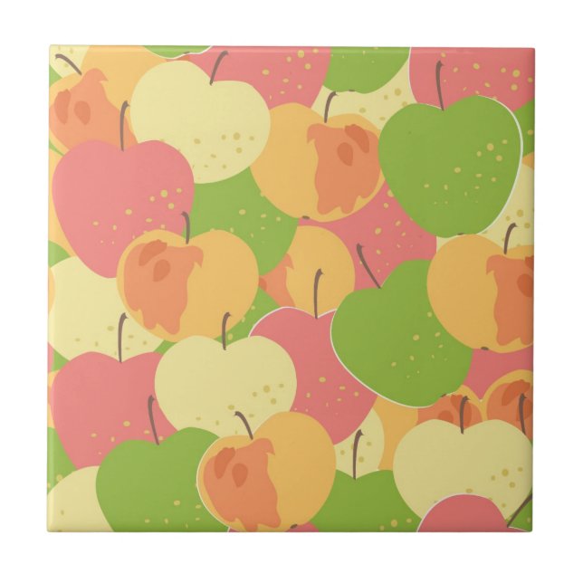 Ornament With Apples Tile (Front)