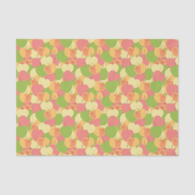 Ornament With Apples Tissue Paper (Front)