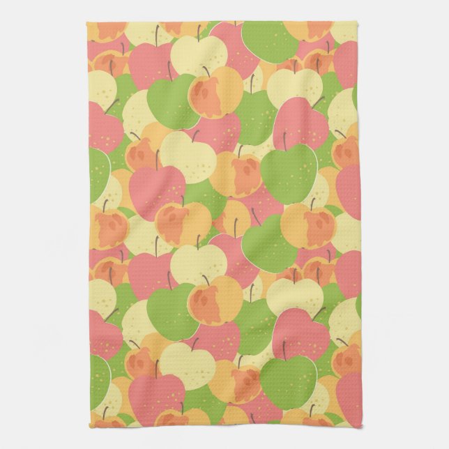 Ornament With Apples Towel (Vertical)