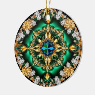 Ornament with Brazilian Colors Design