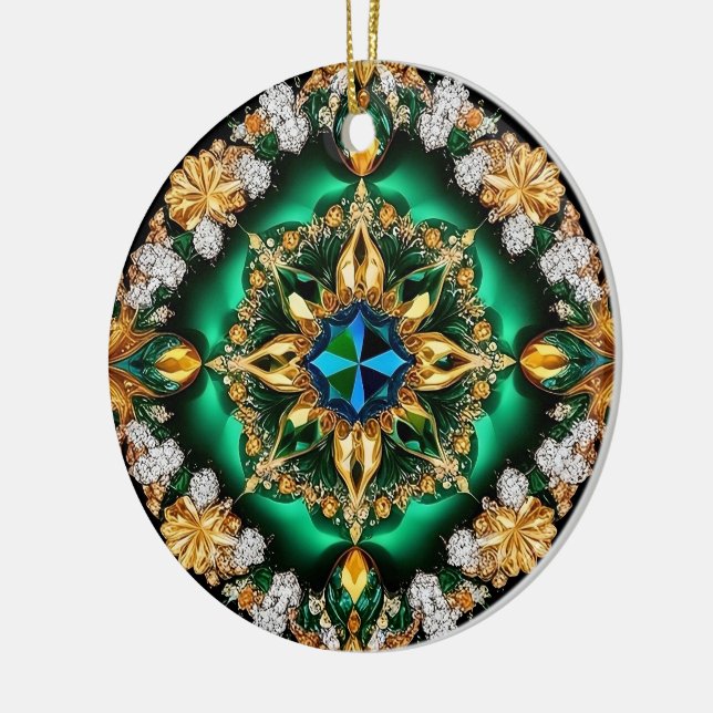Ornament with Brazilian Colors Design (Left)
