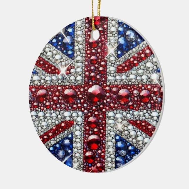 Ornament with British Colors Design (Left)