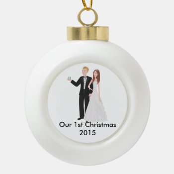 Ornament With Christmas Tree Design On Back by DesignHerGals at Zazzle