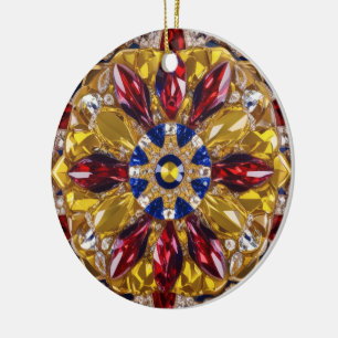 Ornament with Colombia Colors Design