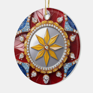 Ornament with Colombian Colors Design