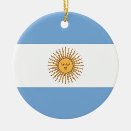 Ornament With Flag Of Argentina