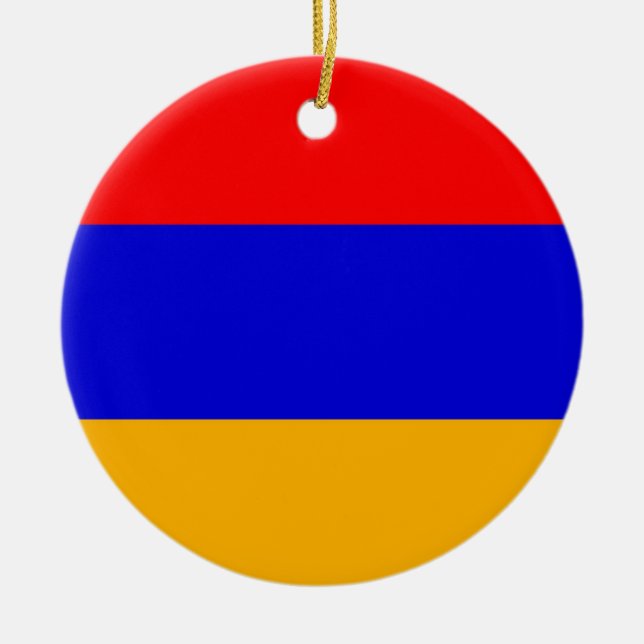 Ornament with flag of Armenia (Front)