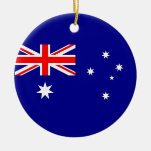 Ornament with flag of Australia