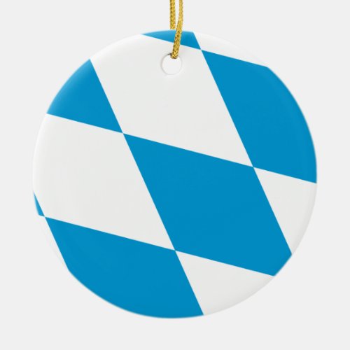 Ornament with flag of Bavaria Germany