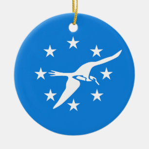 Ornament with flag of Corpus Christi, USA