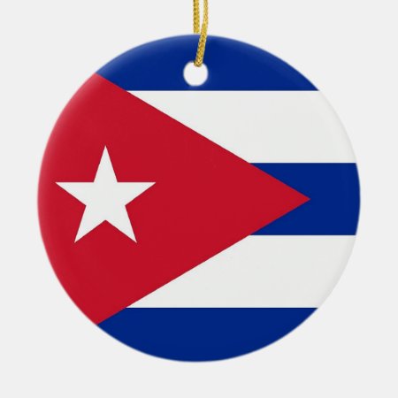 Ornament With Flag Of Cuba