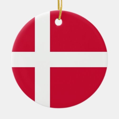 Ornament with flag of Denmark