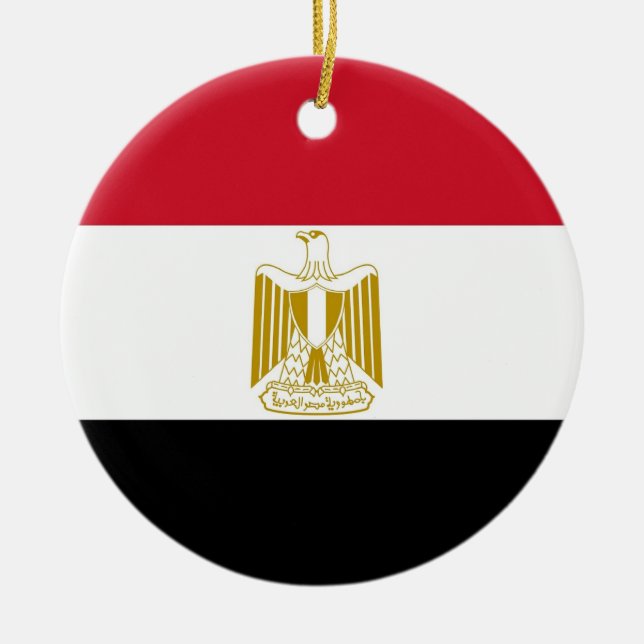 Ornament with flag of Egypt (Front)