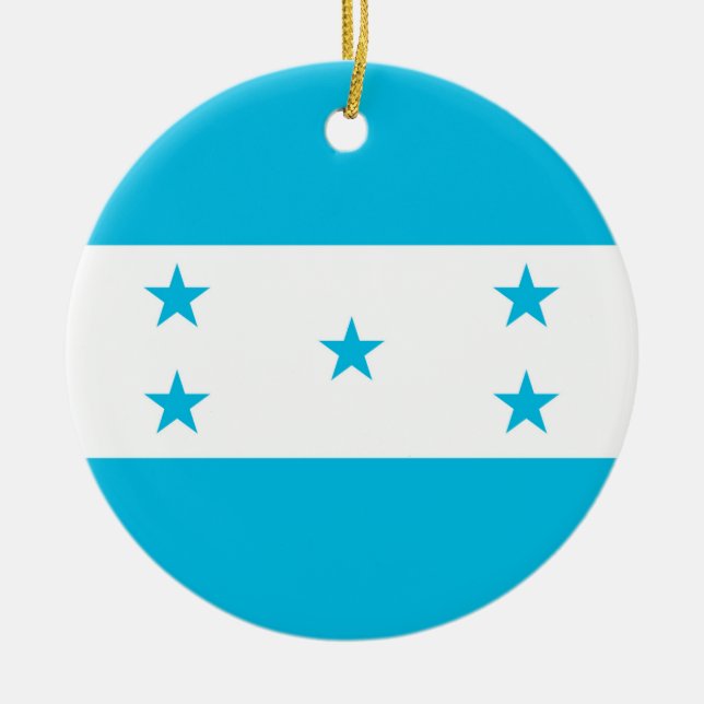 Ornament with flag of Honduras (Front)