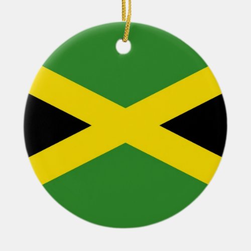 Ornament with flag of Jamaica