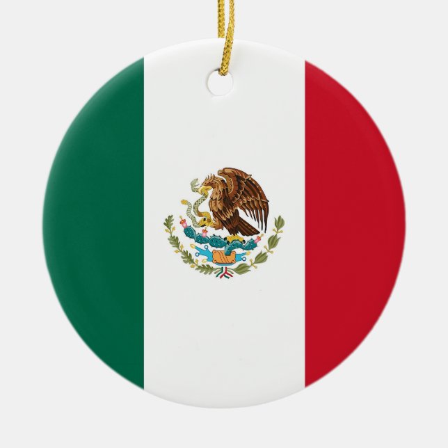 Ornament with flag of Mexico (Front)