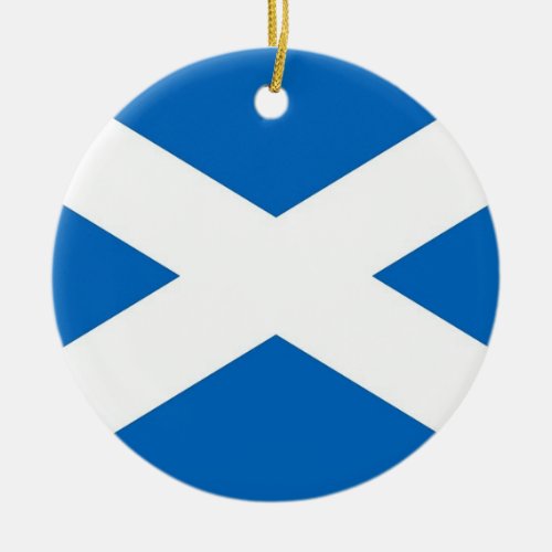 Ornament with flag of Scotland