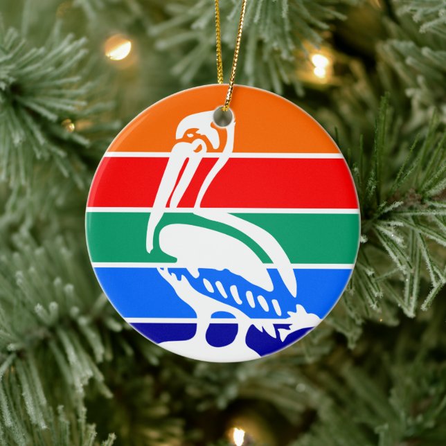 Ornament with flag of St. Petersburg (Tree)