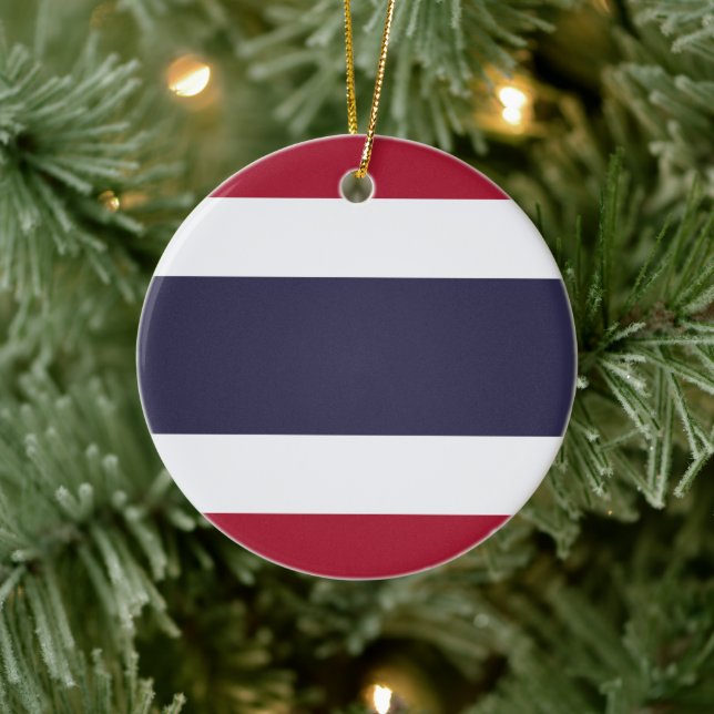 Ornament with flag of Thailand (Tree)
