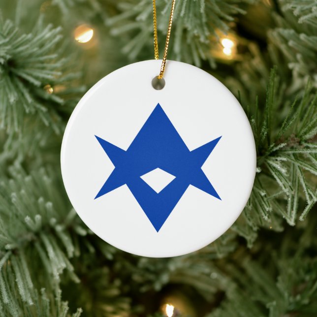 Ornament with flag of Toyota City, Japan (Tree)