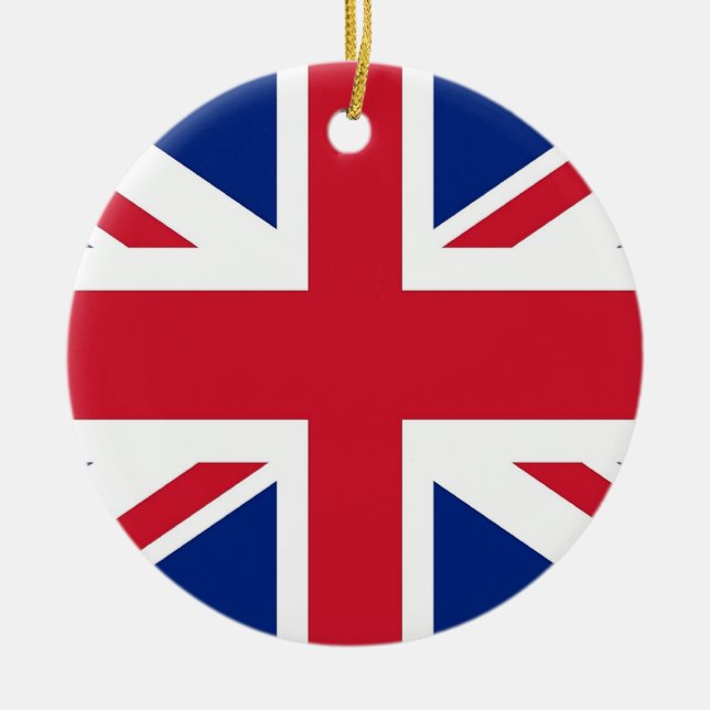 Ornament with flag of United Kingdom (Front)