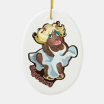 Ornament With Funny Hippo Character. at Zazzle