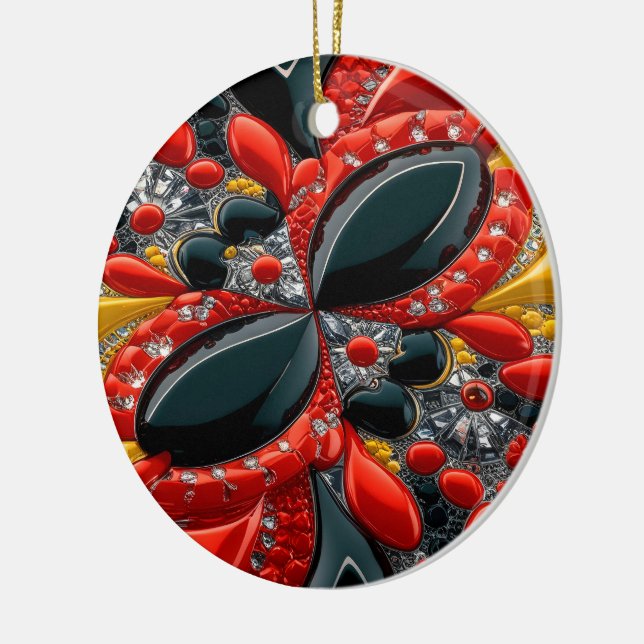 Ornament with Germany Colors Design (Left)