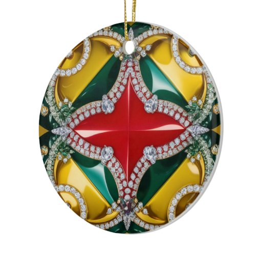 Ornament with Los Angeles Colors Design