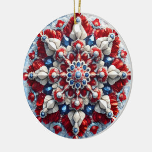Ornament with Norway Colors Design