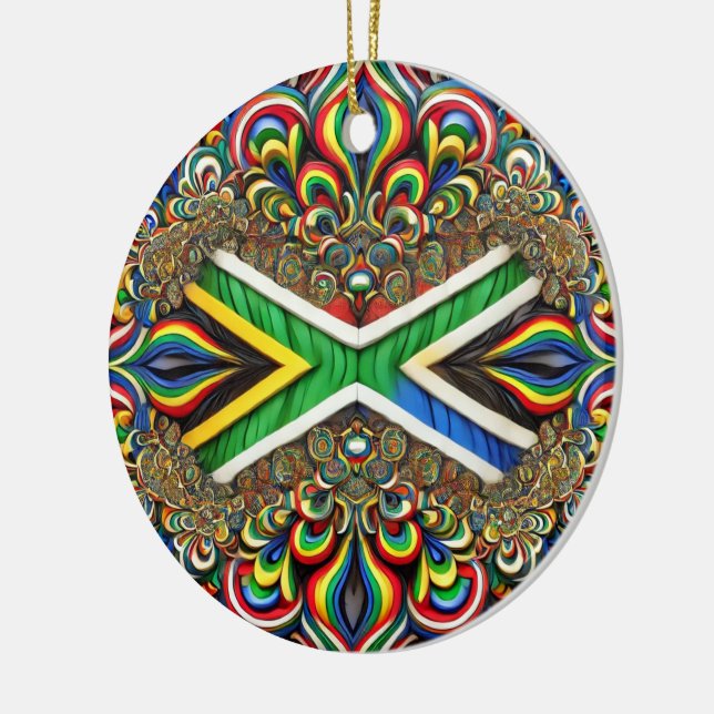 Ornament with South African Colors Design (Left)