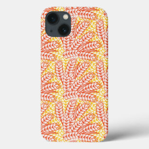 Ornament with wheat ears iPhone 13 case
