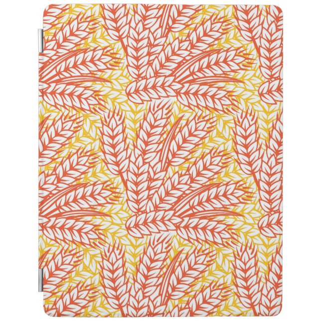 Ornament with wheat ears iPad smart cover (Front)