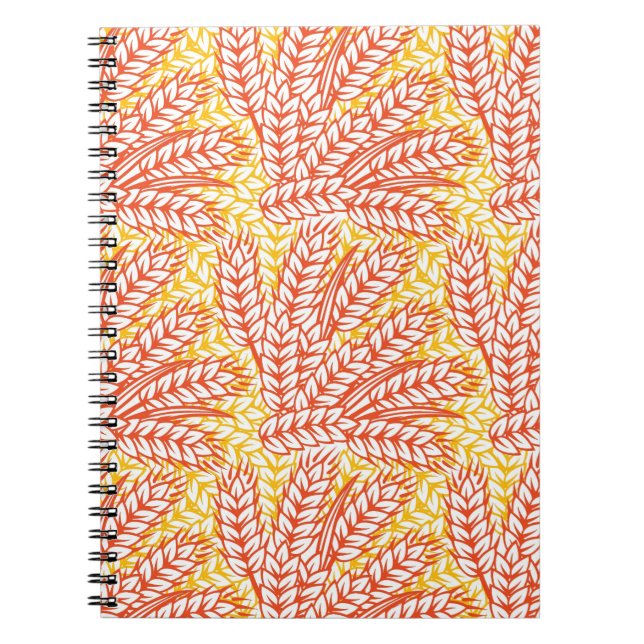 Ornament with wheat ears notebook (Front)