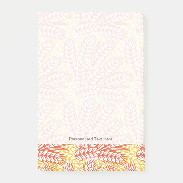 Ornament with wheat ears post-it notes (Front)