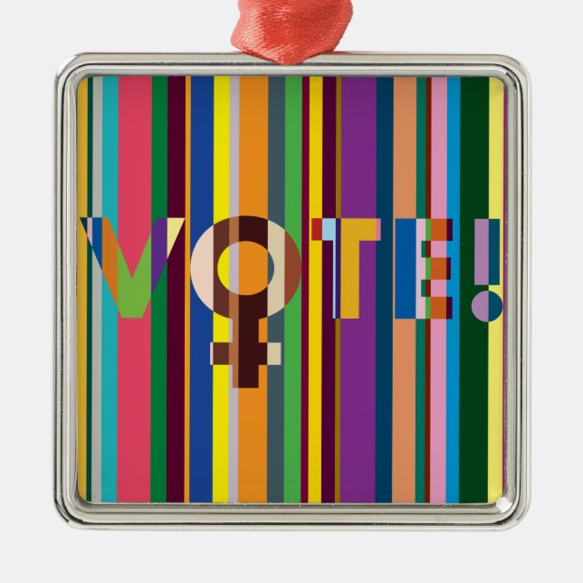 Ornament - "Women Will Decide (VOTE!)" (Front)