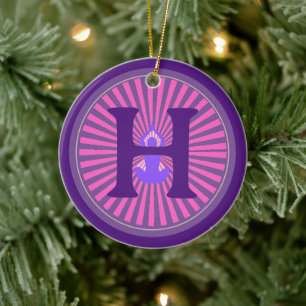 Ornament - Yoga Zen - Personalized - Add Initial
