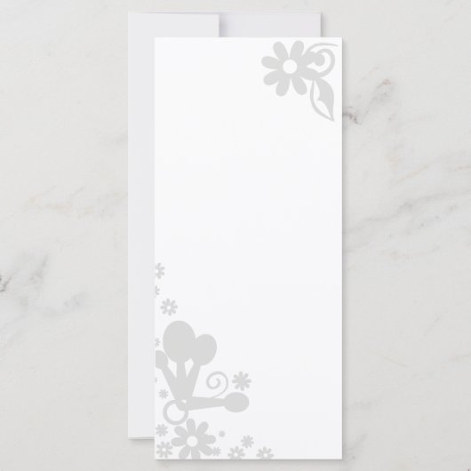 ornamental baker baking vase marketing rack card (Back)