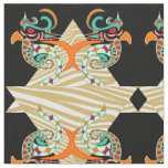ornamental birds &amp; zebra fabric