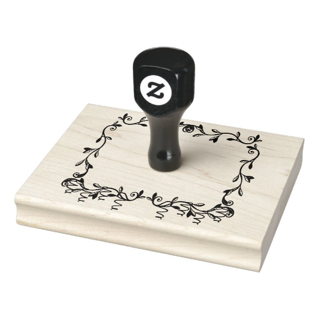 Ornamental Border No.1 Rubber Stamp (Stamp)
