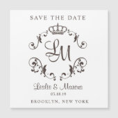 Ornamental Border with a Traditional Crown for Wed (Front)