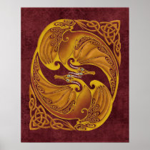 Ornamental Celtic Dragons