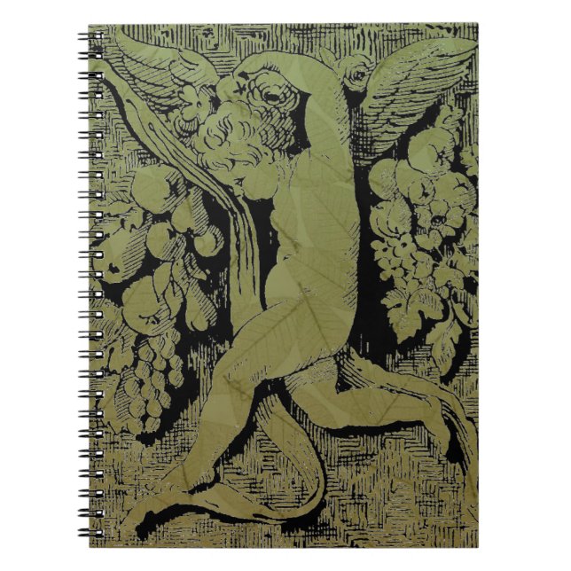 Ornamental Cherub Notebook (Front)