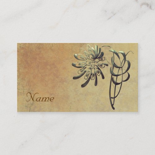Ornamental Chrysanthemum Business Cards