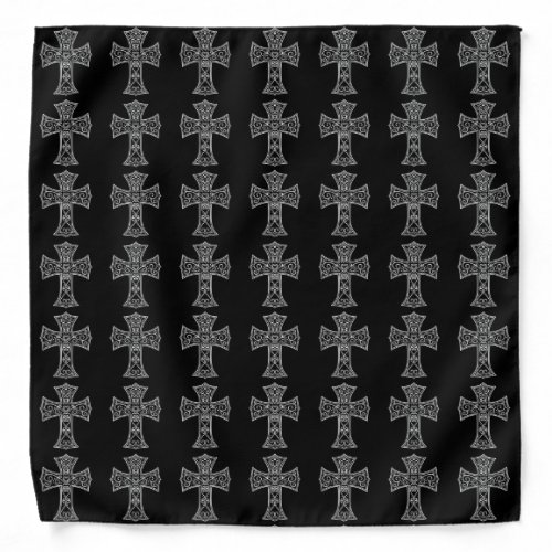 Ornamental cross bandana